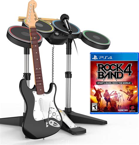 'Rock Band 4' lets gamers use previous-gen 'Rock Band' instruments on Xbox One and PS4 with the help of a dongle or a low-cost adapter made by Harmonix. . Rock band 4 ps4 bundle
